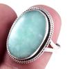 Natural Chrysoprase Gemstone Handmade 925 Sterling Silver Jewelry Ring S.8" n0Q99