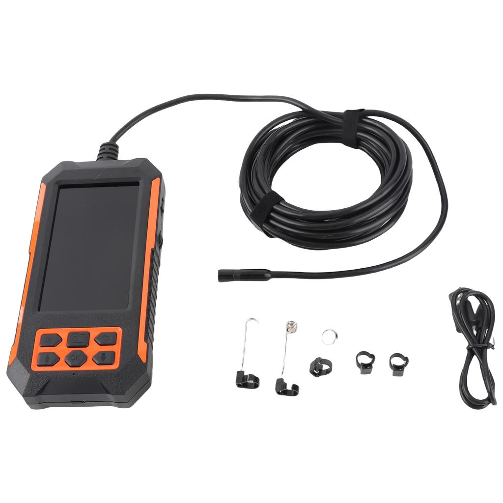 Промышленный эндоскоп 4,5-дюймовый дисплей 1920x1080P бороскоп с диаметром камеры 8 мм для автомобильной и авиационной механики