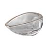 Aoyama Glass Glass Small Bowl with Small Dish, 7cm, Platinum, Made In Japan, AMG-CA-P207P