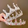 Children'S Crown Headgear Little Princess Crown Birthday Headband Girls Crystal Hair Accessories Birthday Gift