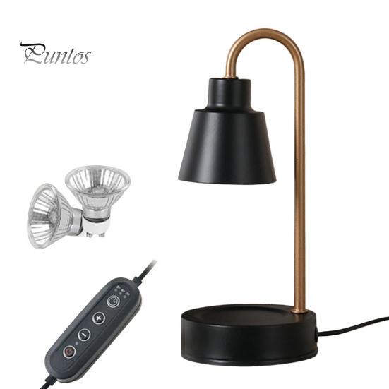 Лампа-подогреватель свечей с таймером, мягкое свечение, без мерцания, регулируемая яркость, ароматизированный восковой расплавитель, светодиодная прикроватная лампа, декор