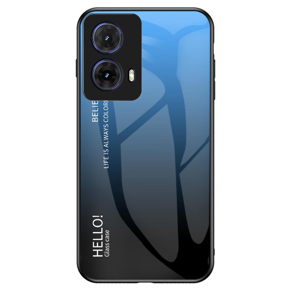 Чехол для Motorola Moto G85 5G/S50 Neo 5G Защита от царапин Закаленное стекло+ПК+ТПУ Чехол для телефона