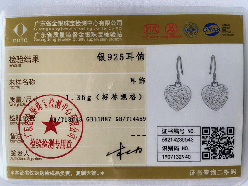 Серьги-подвески в форме сердца из стерлингового серебра 925 пробы, модные свадебные украшения с подвесками