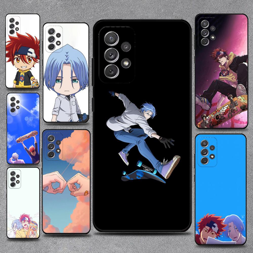 1 шт. Аниме SK8 The Infinity Чехол для телефона Samsung S25,S24,S21,S22,S23,S30,Ultra,S20,Plus,Fe,Lite,Note,10,9,5G Черный Чехол