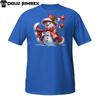 Christmas Snowman Wizard Shirt – Festive Holiday Magic Cape Tee