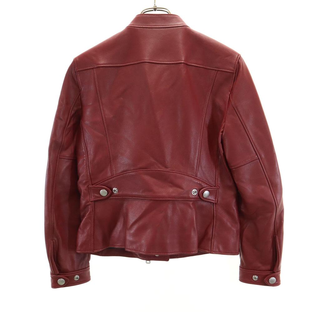 Coach F33830 Кожаная куртка-косуха S Красная кожаная куртка Женская Б/у