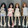 With Leg Socks Leisure T-shirt Cartoon Doll Cake Skirt for 30/45cm Dolls for 1/4 1/6 BJD Dolls
