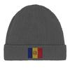 Bonnet Drapeau Andorre En Gris