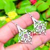 Natural Rose Quartz Gemstone Handmade 925 Sterling Silver Earring 1.97" J4q12