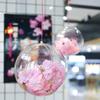 Transparent Acrylic Christmas Ornaments Hanging For Holiday Party Decorations
