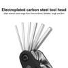 Прочный набор мультитулов для велосипеда 16-в-1 - Эргономичный шестигранный ключ для шоссейных/горных велосипедов