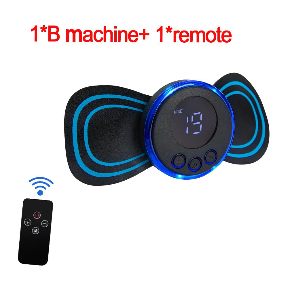 Массажер для шеи, ЖК-дисплей, EMS, электрический массажный пластырь для шеи, низкочастотный импульсный миостимулятор, подушечки, облегчение боли, релаксация