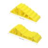 2PCS RC Climbing Curved Obstacle Plastic RC Car Obstacle Set for TRX4M SCX24 FCX24 1/18 1/24 Scale Crawler Car