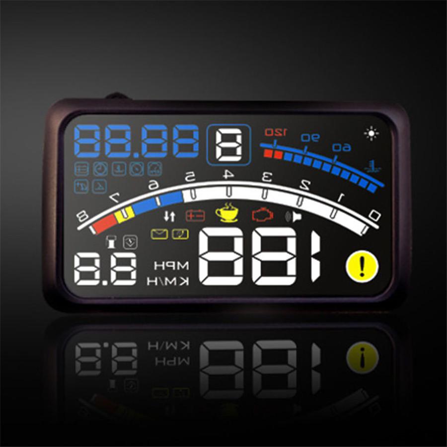 Автомобильный проекционный дисплей HUD, бортовой компьютер, интеллектуальная цифровая скорость, расход топлива