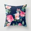 Watercolor-Style Floral Paintings Double-Sided Printed Pillow Cover Short Plush Suitable Living Rooms Sofas Throw Cushion Cover