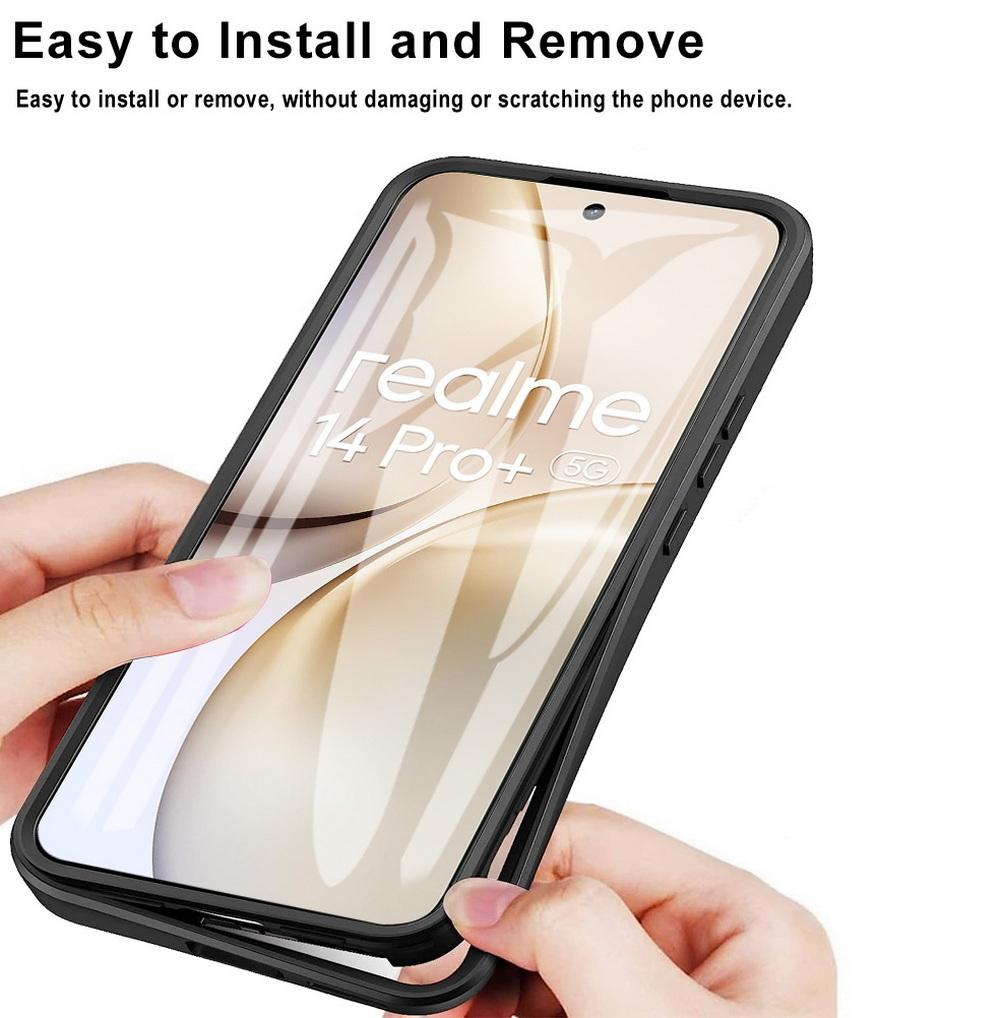 Чехол с полной защитой для Realme 14 Pro + Realme14 Pro realme 14 Двойная защита щит Полное покрытие