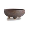 5 Ceramic Bonsai Pot for Iron with Rocks and Includes Repotting 15cm Wide X 6cm High No. Shigaraki-yaki Wildflowers, Stones, Kit,