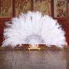 Soft Fluffy Lady Burlesque Wedding Hand Fancy Dress Costume Dance Feather Portable Fan Chinese Decoration Weddings Decorative