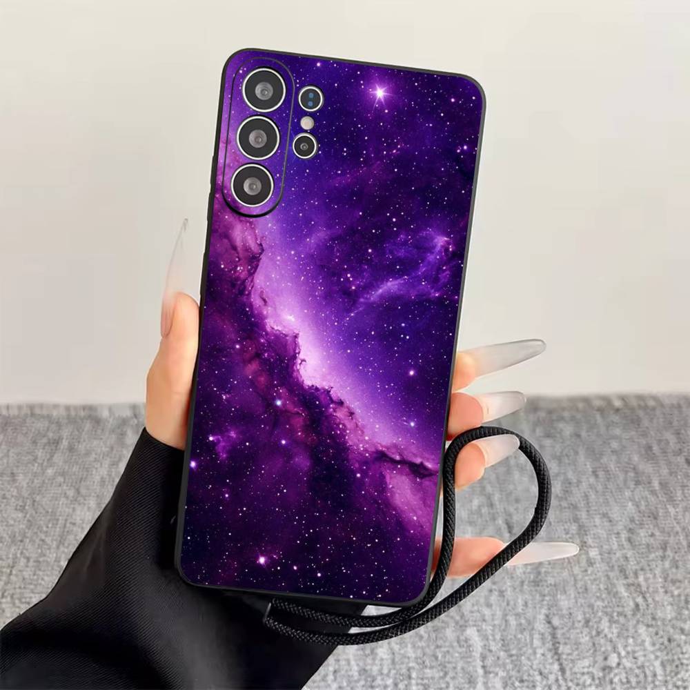 Чехол для телефона 'Космос для Галактической Вселенной' для Samsung S25, S24, S21, S22, S23, S30, Ultra, S20, Plus, Fe, Lite, Note, 10, Черный Чехол