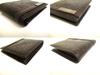 Authentic GUCCI Guccissima Dark Brown Leather Bifold Wallet Compact Wallet #a974  Pre-owned