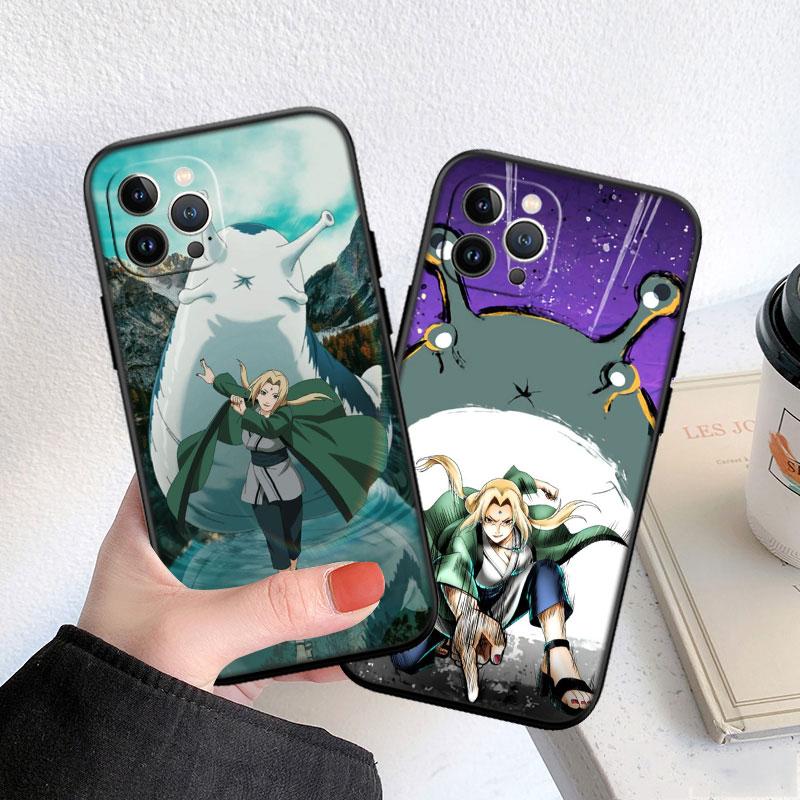 LO72 NARUTO Tsunade Soft Shell Phone Case for OPPO A3 Pro A72 A74 A76 A77 A77S A78 A79 A94 A95 A18 A40M A58