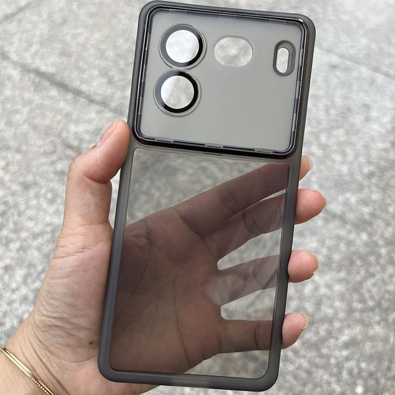 Чехол для Vivo IQOO 12 Pro 12 Iqoo13 iqoo 15 Чехол для телефона Защита камеры Прозрачная силиконовая задняя крышка Ударопрочный бампер