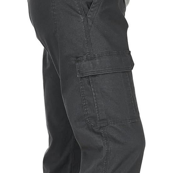 Мужские брюки-карго с 6 карманами для быстрого доступа к хранению вещей, свободные, прямые, на молнии с пуговицами