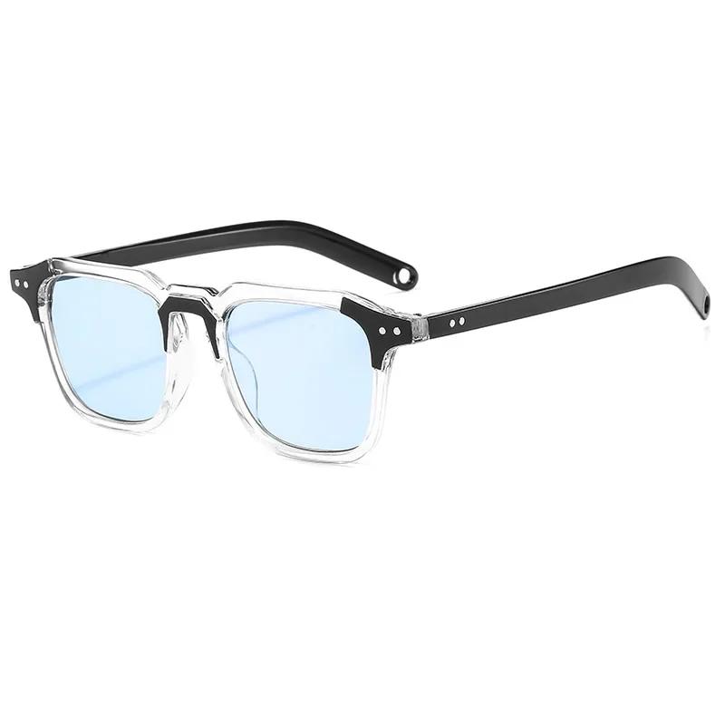 Солнцезащитные очки Ретро Декоративные очки Новые Модные Квадратные Солнцезащитные очки Винтажные Трендовые Мужские и Женские Солнцезащитные очки Gafas