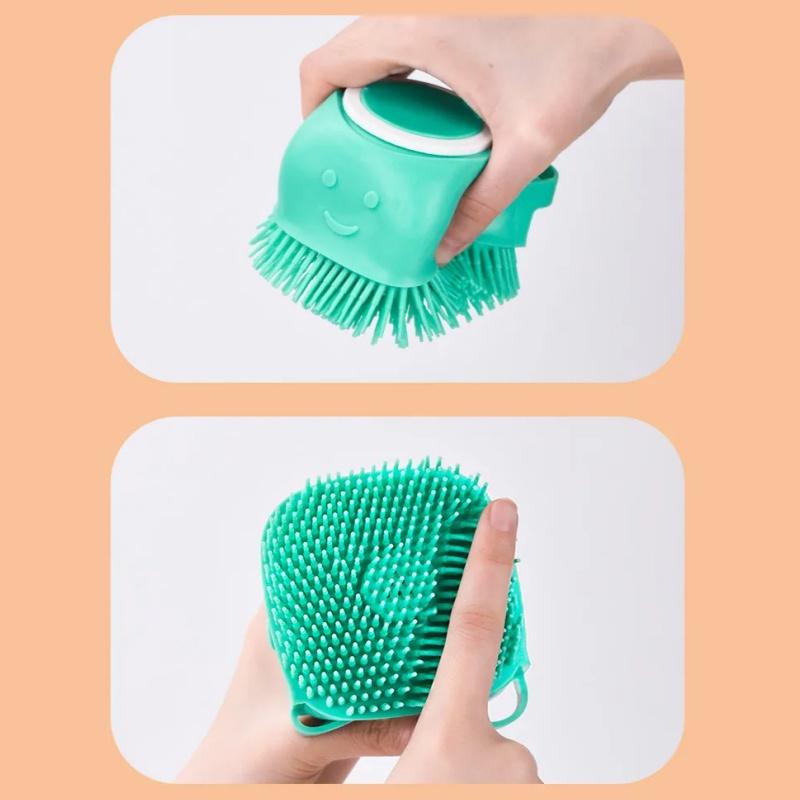 Pet Shower Brush Soft Silicone Massager Shower Brush Cleaning Tool Comb Dog and Cat Cleaning Products