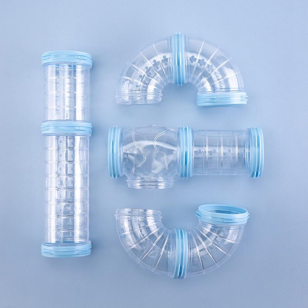 Игрушка-лабиринт для хомяка диаметром 5,5 см, переделанная клетка, внешние трубки, набор для туннеля, спортивная U-образная труба, аксессуары для хомяка, принадлежности для трубопровода