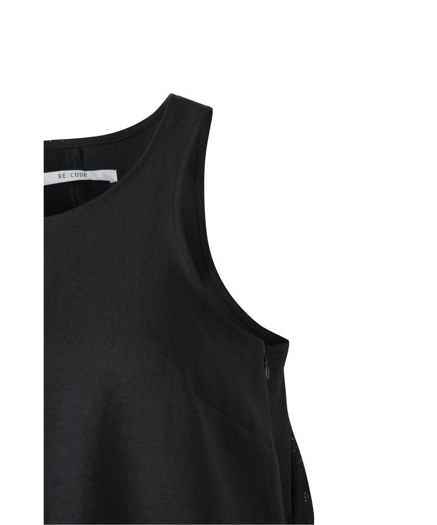Recorde Back Panel Drawstring Dress_Rqdam23531Bkx