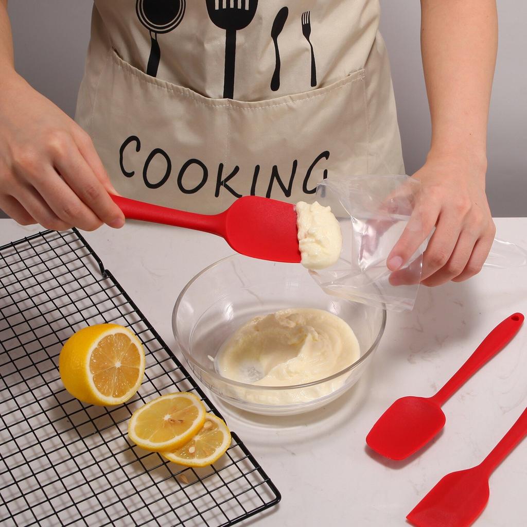 1pcs Kitchen Silicone Cream Butter Cake Spatula Mixing Batter Scraper Brush Butter Mixer Cake Brushes Baking Tool Kitchenware