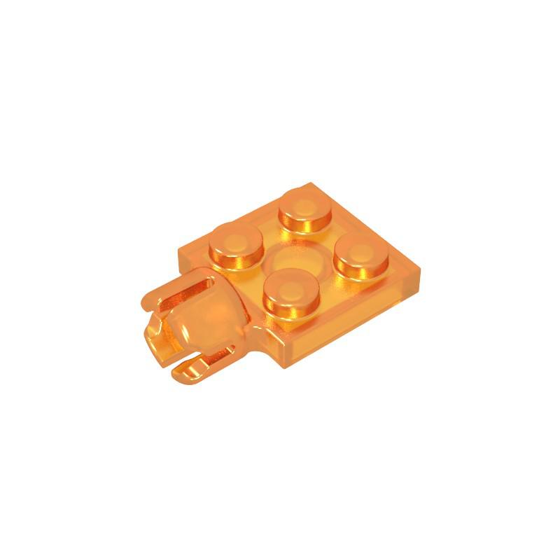 Кирпич Гость BRICKE 3730: Тонкая пластина 2x2 с шаровым шарниром, Строительные блоки, совместимые с LEGO, для MOC