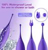 2 in 1 Vibrating Pen with Interchangeable Heads G Spot Clit Anal Massager