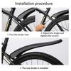 Universals Bicycles Mudguard Thicken and Widen Bicycles Mudguard Mountain Bike Mud Guard Cycling Front Rear Mudguards