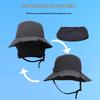 UPF50+ Quick-Dry Breathable Sunshade Fisherman Hat with Neck Protection
