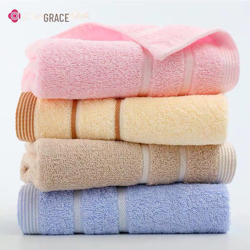 Полотенце для лица Grace 7375 из плотного чистого хлопка для мужчин и женщин