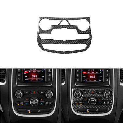 Для Dodge Durango 2014- Накладка на панель управления климат-контролем из углеродного волокна