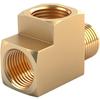 Professional Brass NPT Fitting Corrosion Resistant High Pressure Splitter Tee Durable Pipe Fitting Water Plumbing