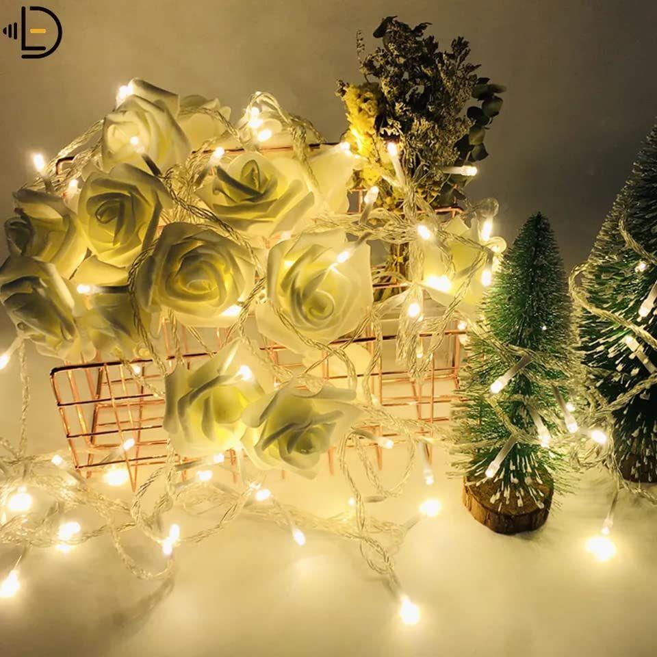 20 Meter Led Serial String Lights – AC Plug Waterproof Copper Wire Yellow Fairy Light for Home Decoration,Christmas,Garden