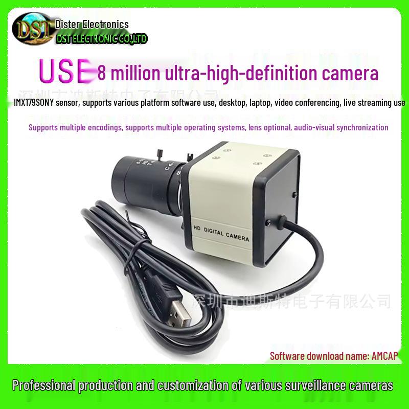 4K USB Webcam for Live Streaming and Video Conferencing