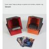 100+ Load Trading Card Deck Box with Window Design PU Leather Magnetic Closure Game Card Storage Box for YuGiOh MTG Sport Cards
