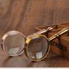 20X Retro Jewelry Antique Handheld All-Metal Magnifier Power Len Magnifying Glass High Magnification