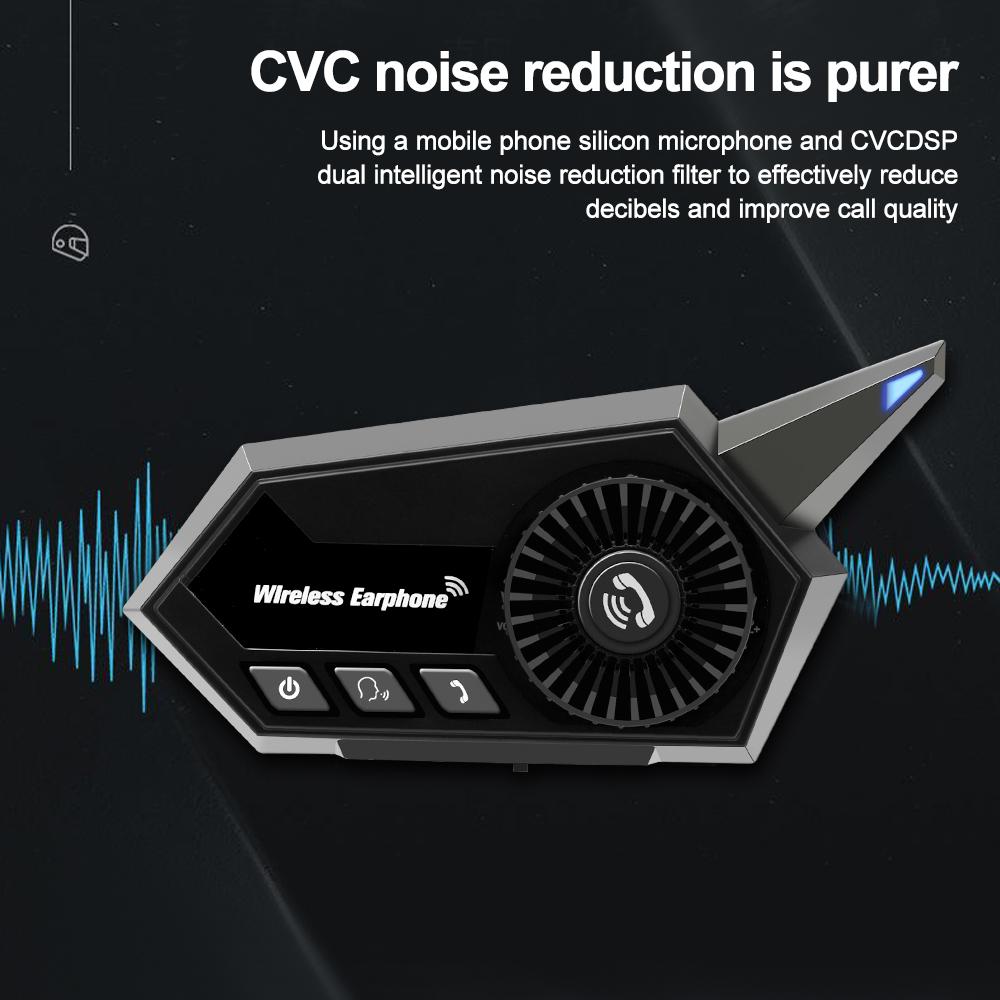 BT18 Мотоциклетный шлем Гарнитура Handsfree комплект Стерео Анти-помехи Водонепроницаемый музыкальный плеер Динамик Беспроводные наушники