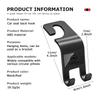 Car Logo Storage Hooks Headrest Hooks Car Seat Hanger Hook For Opel ADAM ASTRA J K CORSA E INSIGNIA MOKKA VIVA Meriva QA5
