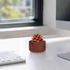 yangyizhi Wood Pinecone Passive Diffuser, Essential Oil Diffuser for Small Spaces, Aromatherapy Home Office Bedroom Car