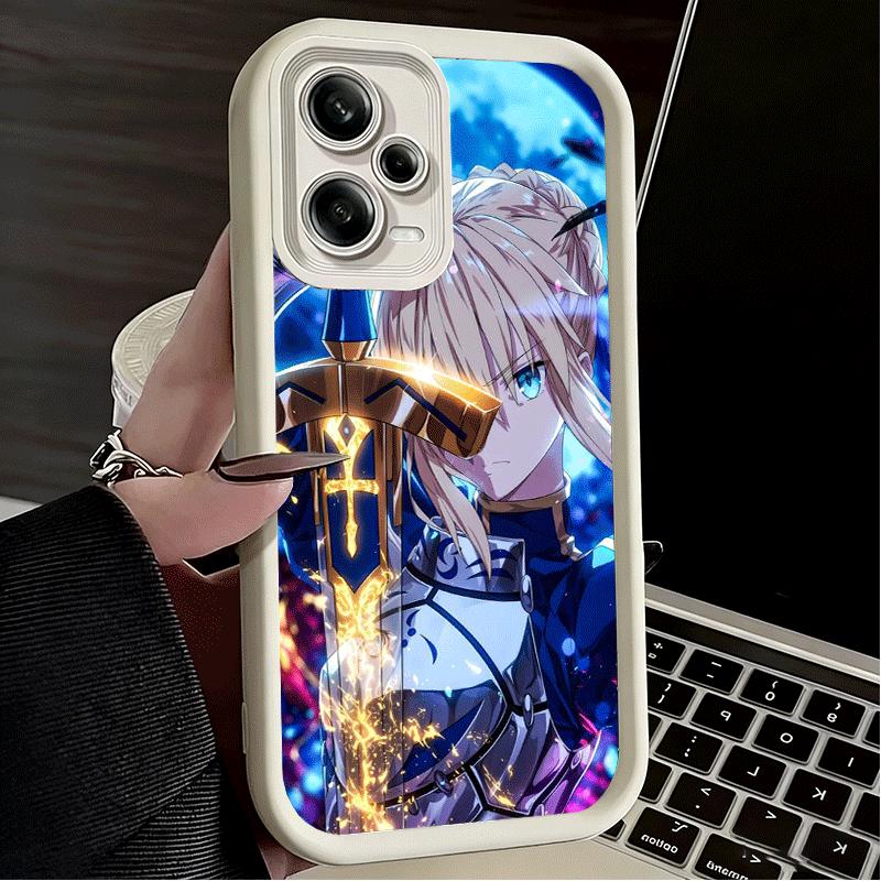 Мягкий чехол для телефона Fate Zero Stay Night Saber для Xiaomi Redmi Note 15 14 13 12 11 Pro Plus 10S 11S 4G 11T 5G, силиконовый чехол Funda