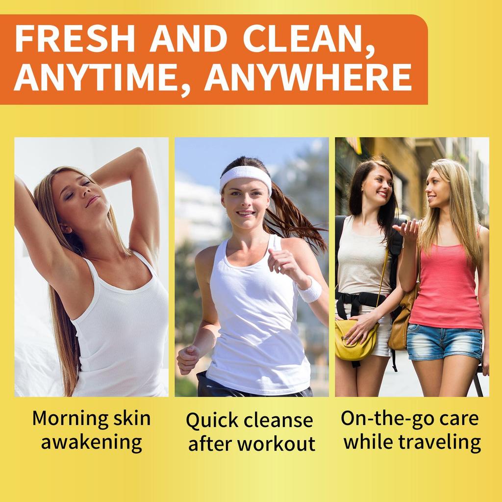 Turmeric & Kojic Acid Cleansing Pads - Deeply Moisturizes and Prevents Dryness, Cleansing Dirt and Cutin,105g