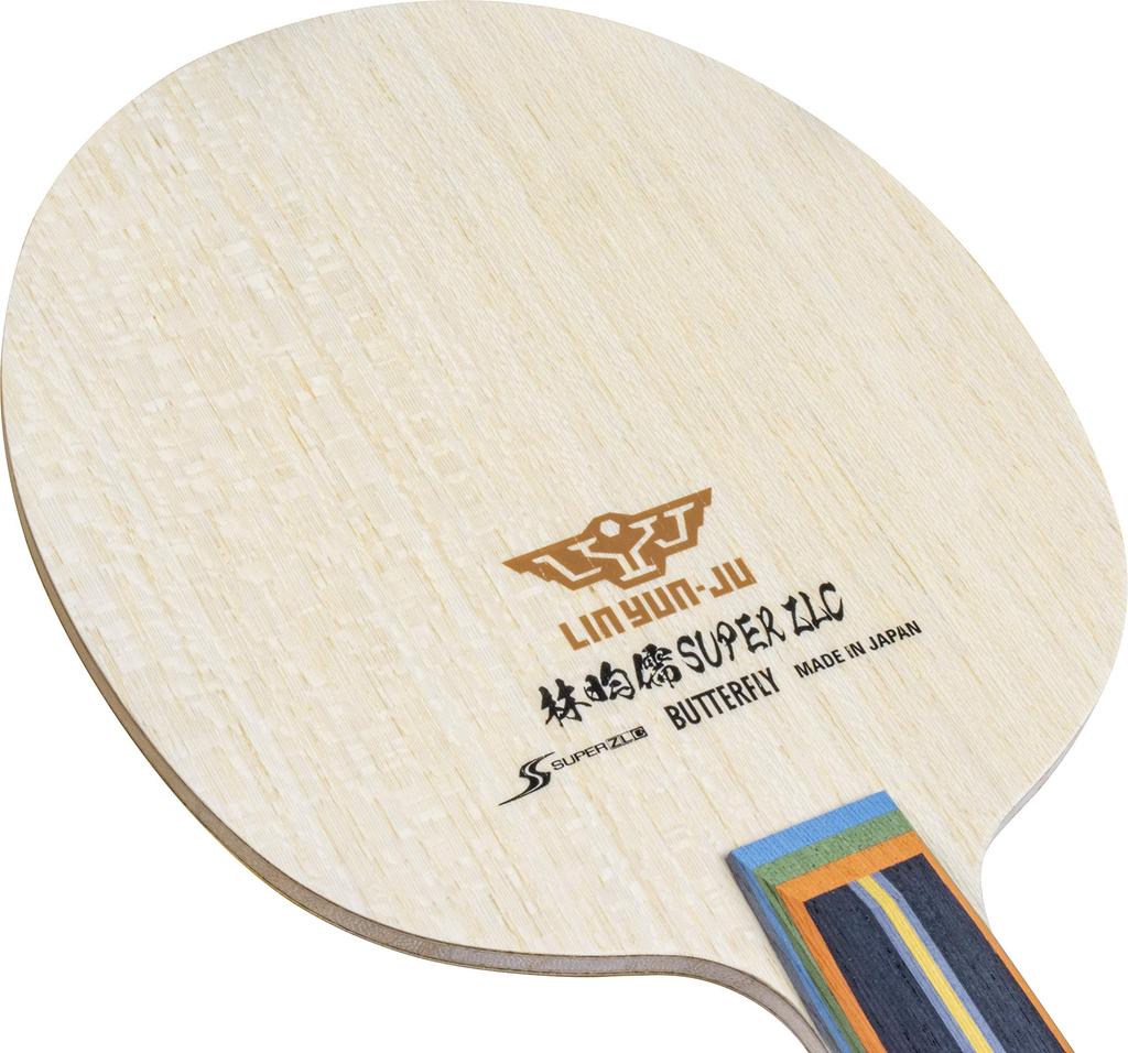 Ракетка для настольного тенниса Butterfly Shakehand Hayashi Lin SUPER ZLC FL 37131, размер лезвия 157 x 150 мм