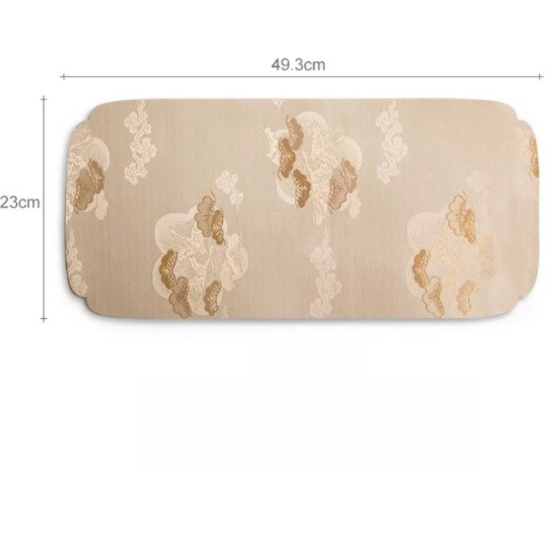 Сухое заваривание чая банкет утолщенная парча чайная скатерть подушка китайский дзен подставка для чайной чашки аксессуары для чайной церемонии